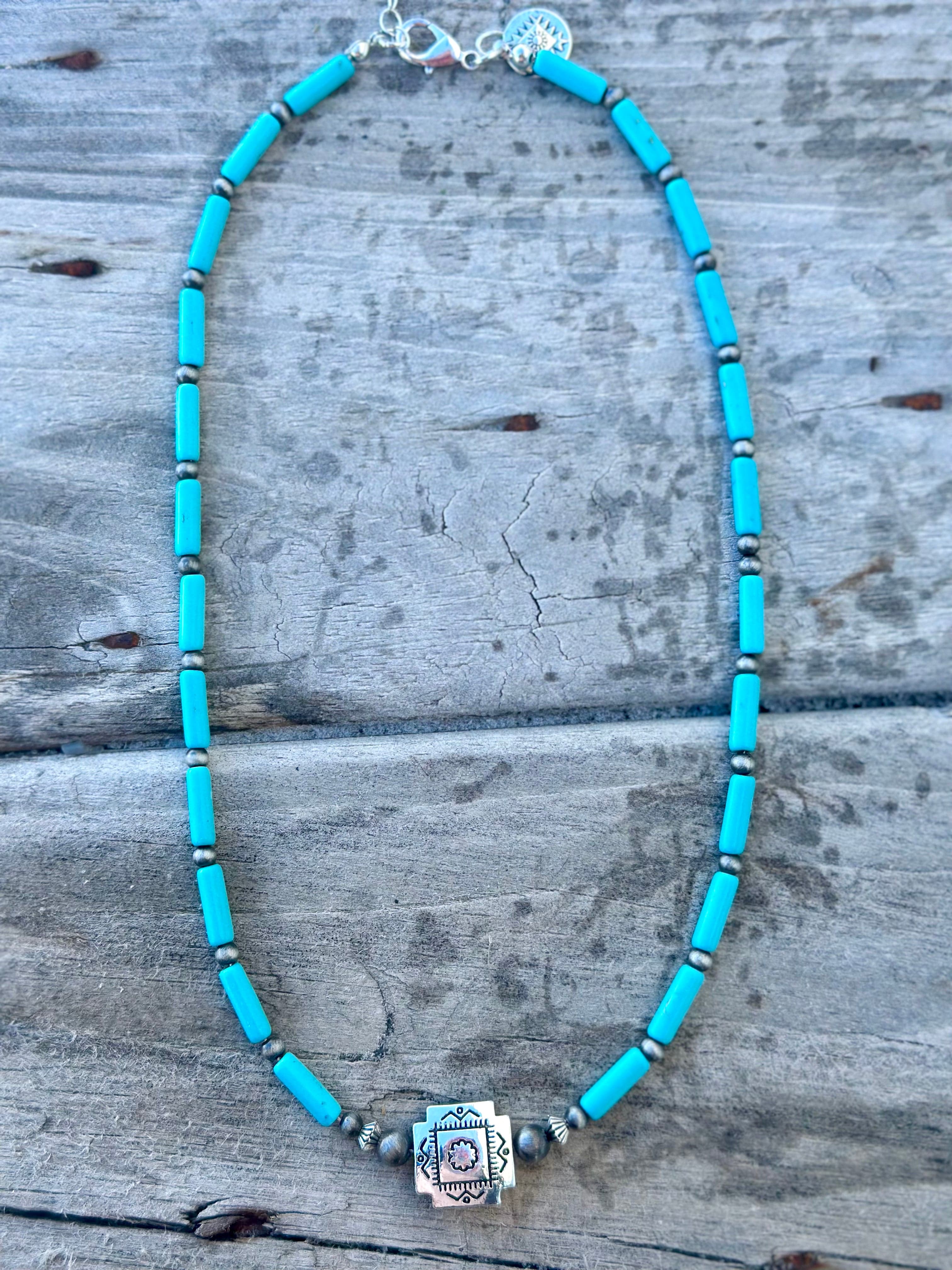 The Cowboy Aztec Turquoise Necklace
