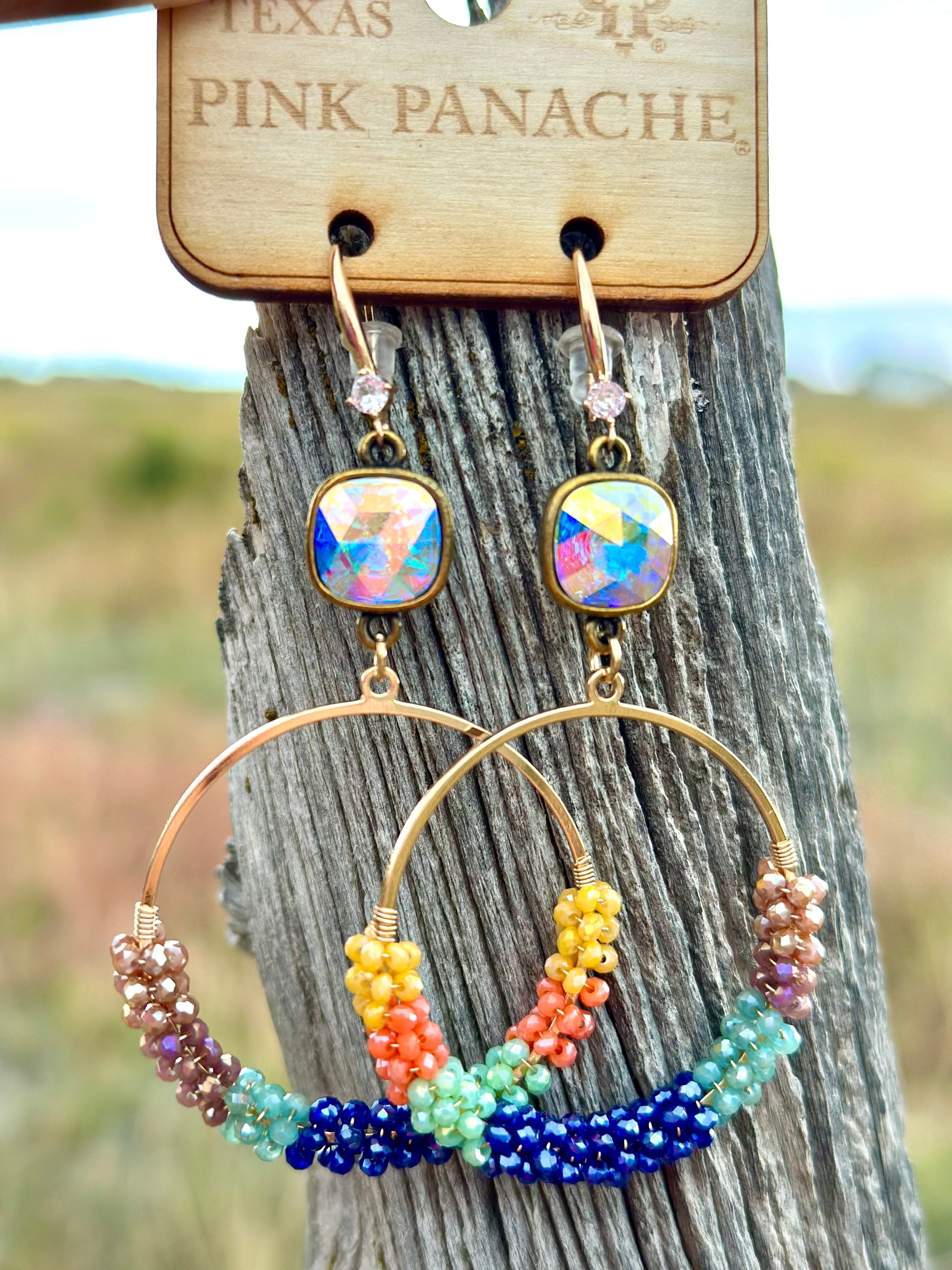 The Pink Panache Fall Crystal & Bead Earring – Shop Envi Me