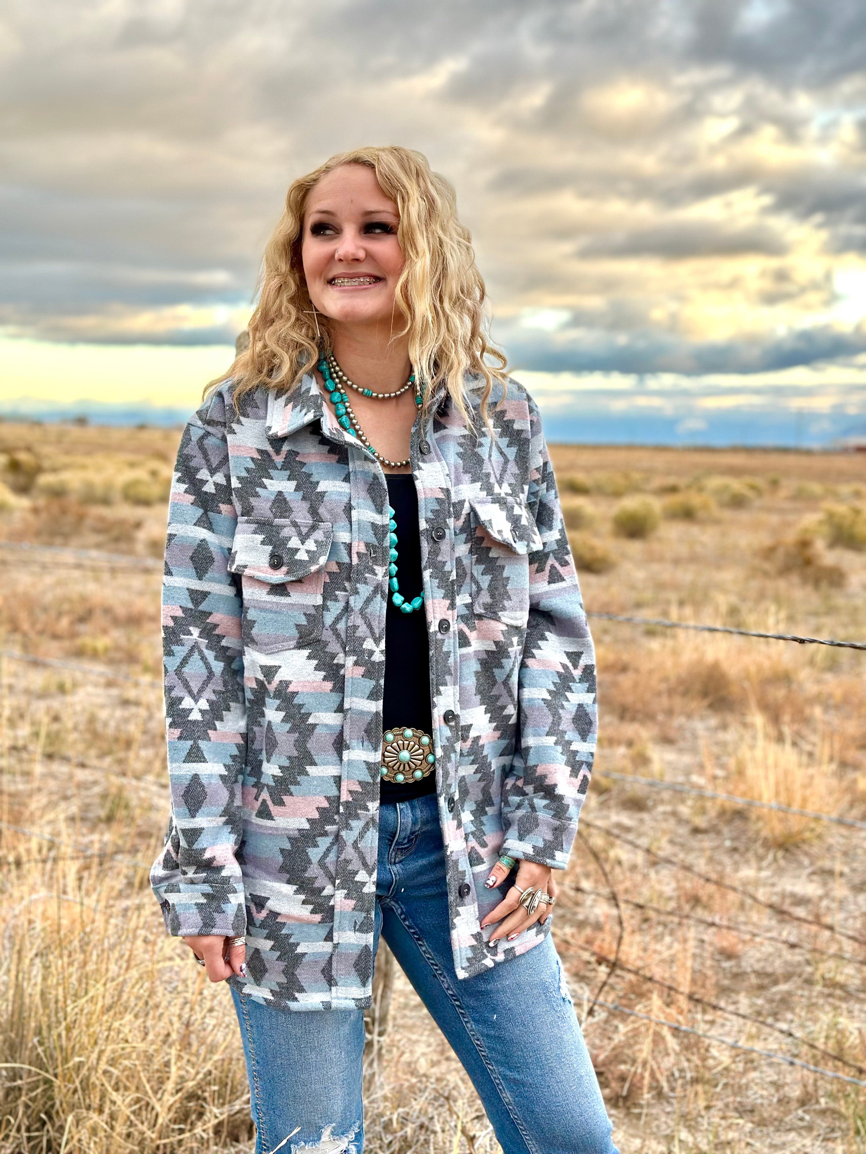 The Pink Aztec Range Boss Aztec Jacket Shop Envi Me