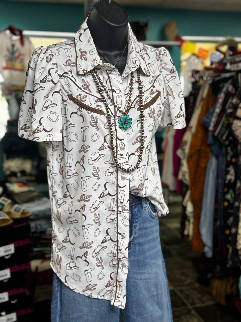 The Western Icons Button Up Shirt