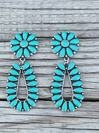 The Turquoise Southwest Style Earrings