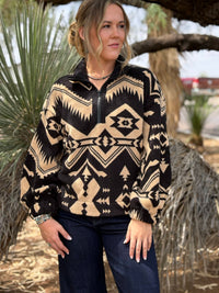 The Buttes In The Autumn Aztec Pullover