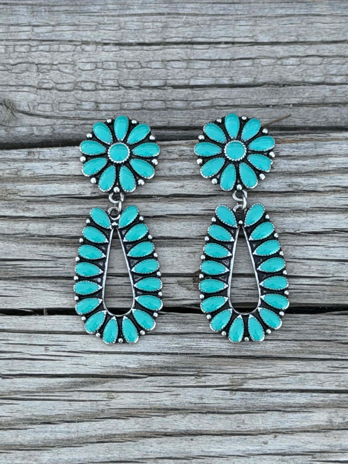The Turquoise Southwest Style Earrings