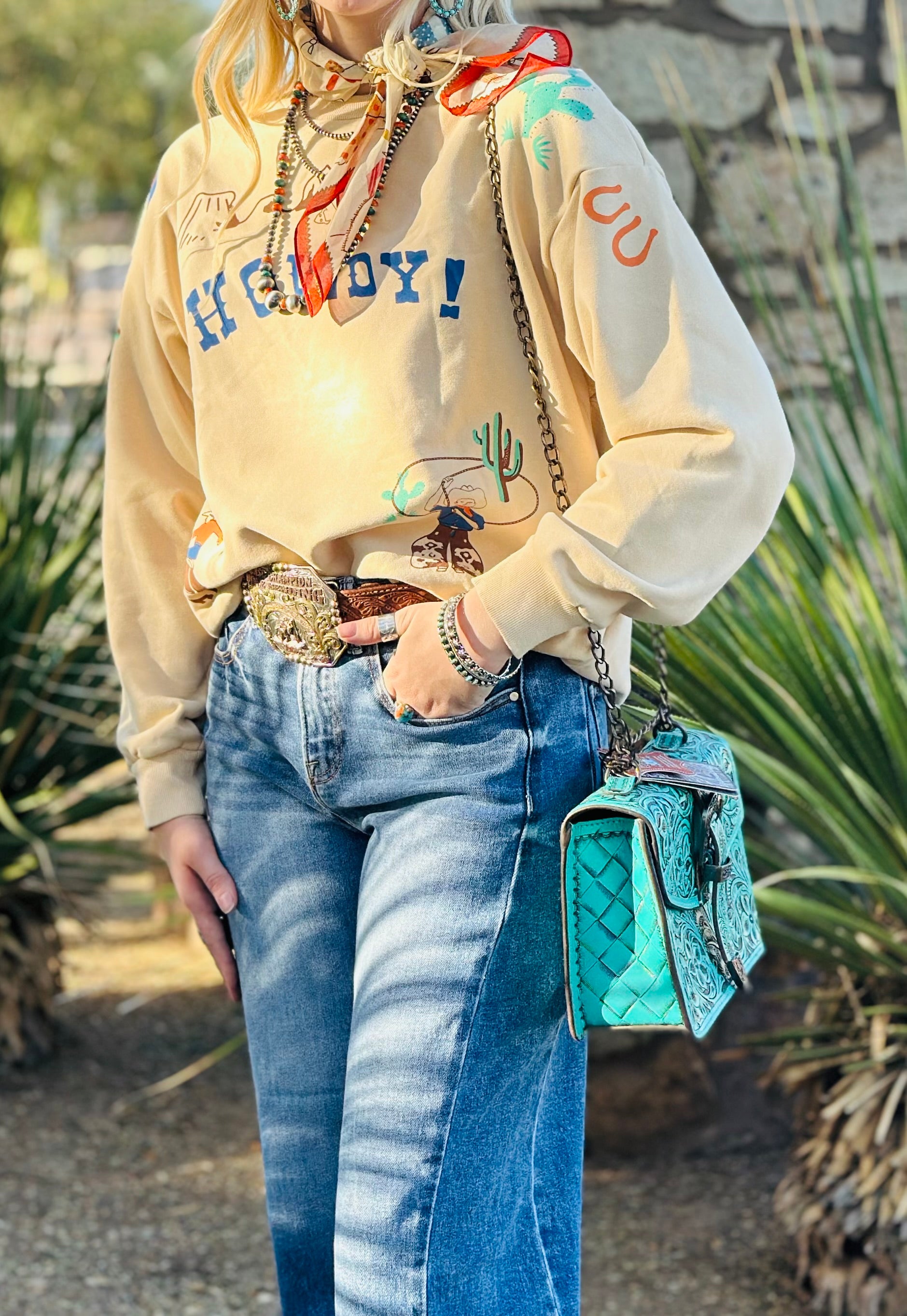 Shop Envi Me Cardigans and Kimonos The Howdy Western Pullover