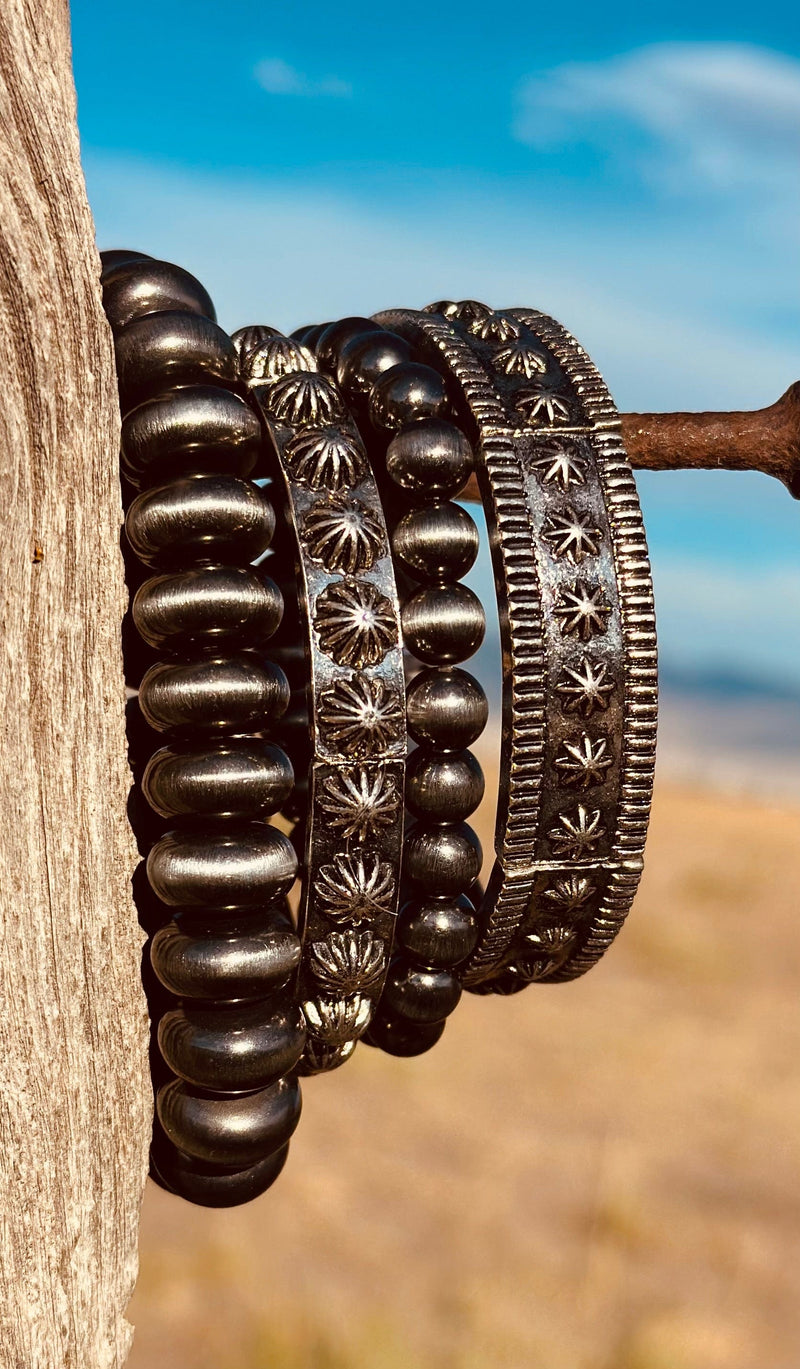 Shop Envi Me Bracelets Be My Vintage Southwest Silver Bracelet Stack