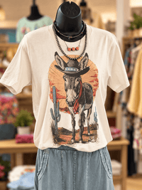 Shop Envi Me It's T-shirt Kinda Day Best Dressed Desert Rhinestone Donkey Tee