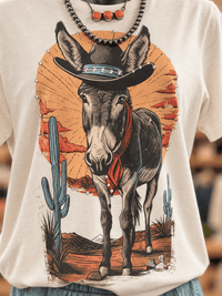 Shop Envi Me It's T-shirt Kinda Day Best Dressed Desert Rhinestone Donkey Tee