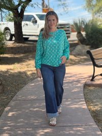 Shop Envi Me Tops and Tunics Branded In Turquoise Top