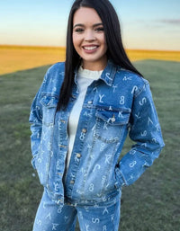 Shop Envi Me Tops and Tunics Branded Ranch House Denim Jacket