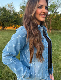 Shop Envi Me Tops and Tunics Branded Ranch House Denim Jacket