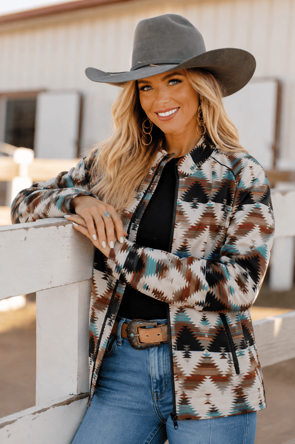 Shop Envi Me Cardigans and Kimonos Desert Trails Zip Up Sweatshirt