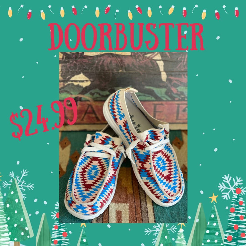 Yellow Box Footwear 🎄DoorBuster 🎄 The Gypsy Jazz  Summer Pep Aztec Dude Shoe