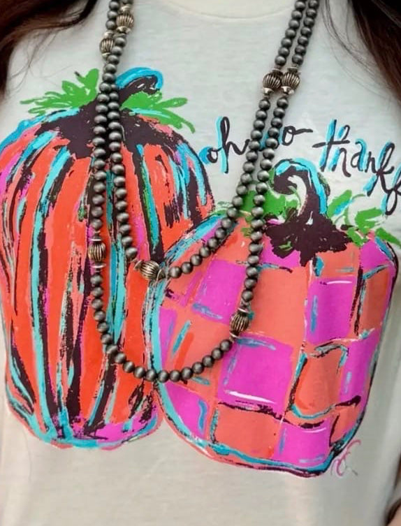 Shop Envi Me It's T-shirt Kinda Day Fall O So Thankful Pumpkin Tee