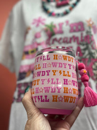Shop Envi Me Accessories Cactus Howdy Swig Western Wine Tumblers