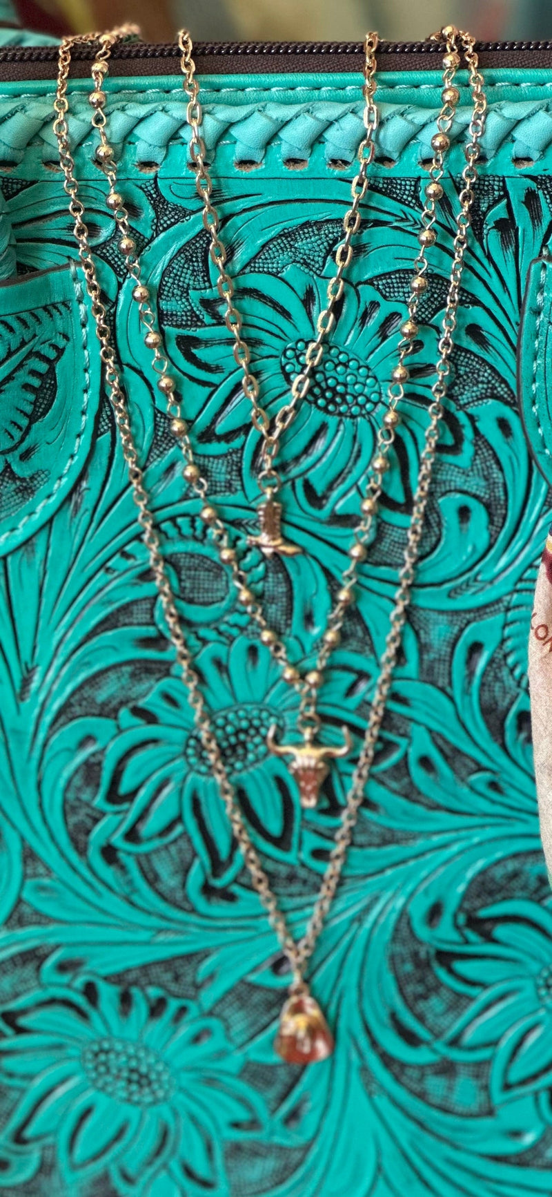 Shop Envi Me Earring I'm So Western Gold Charm Necklace