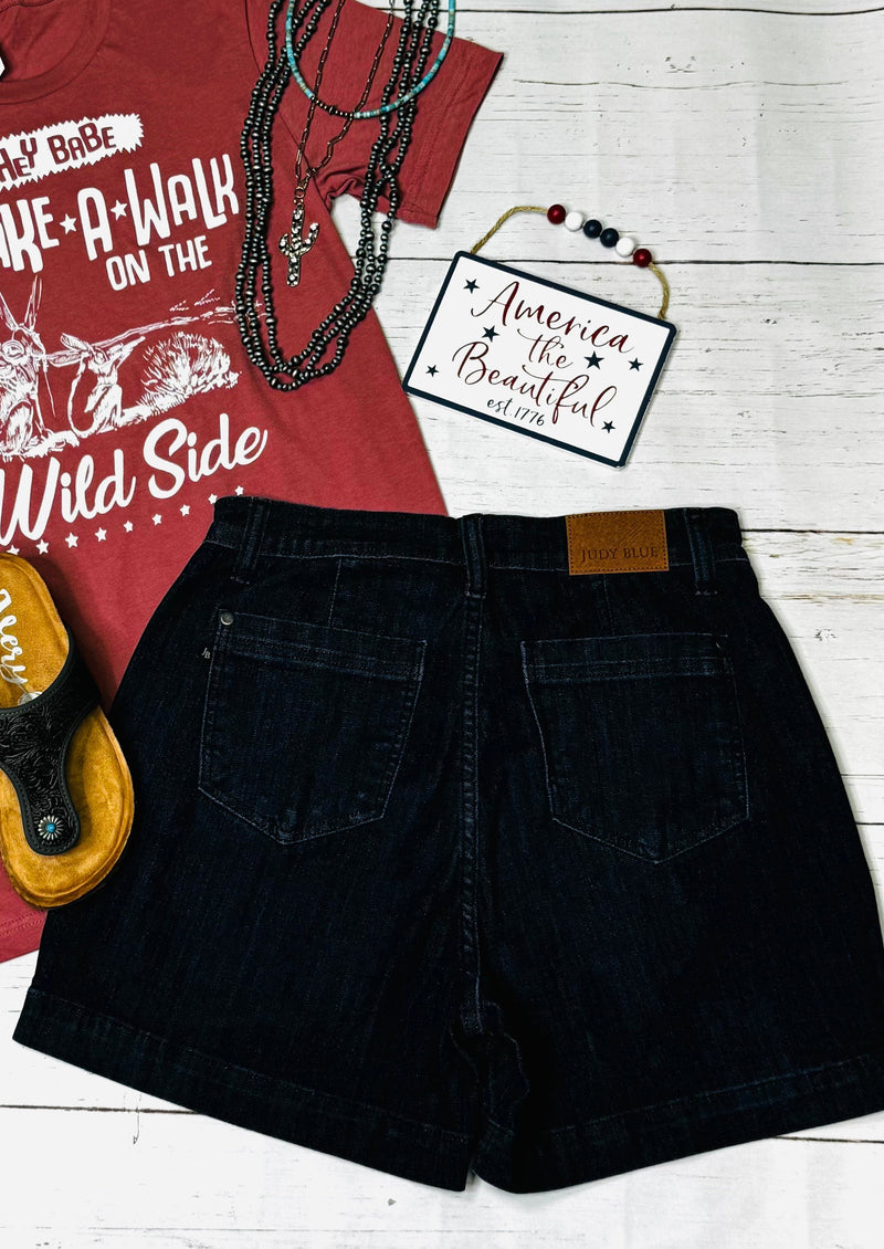 Shop Envi Me **Large & XL** The Summer Time Judy Blue Denim Mid Thigh Shorts