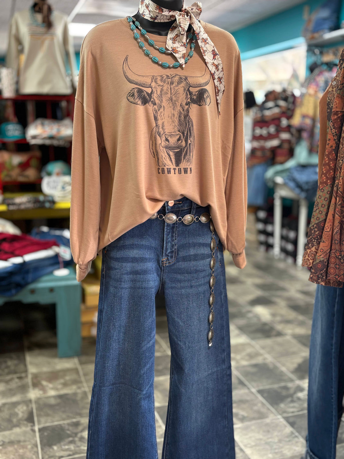 Shop Envi Me Cardigans and Kimonos Life In Cowtown Pullover