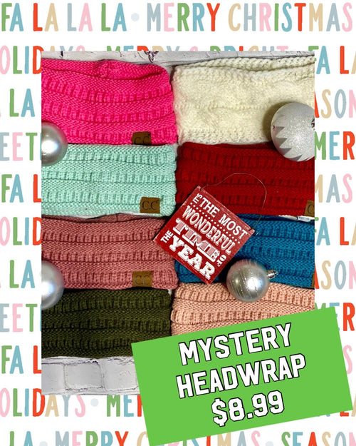 CC Beanie Accessories Mystery Color Fleece Lined CC Headwrap