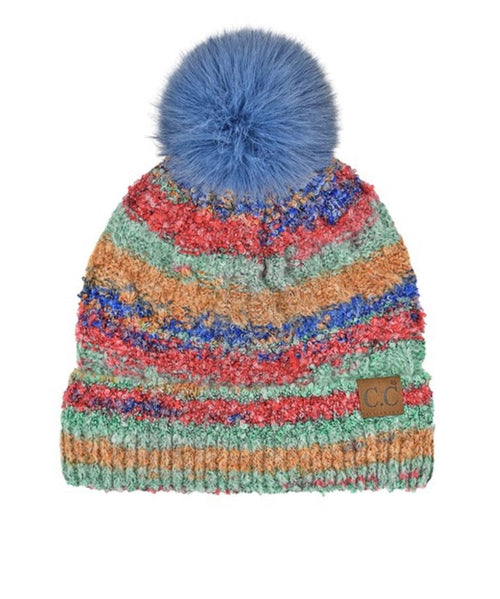 CC Beanie Accessories New Fun CC Stripe Beanies!
