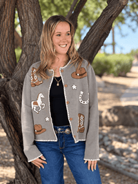 Shop Envi Me Cardigans and Kimonos Out Of The West Cowgirl Cardigan