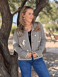 Shop Envi Me Cardigans and Kimonos Out Of The West Cowgirl Cardigan