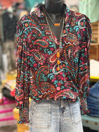 Shop Envi Me Tops and Tunics Pretty In Paisley Fall Floral Top