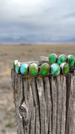 The NA Made Gallup Turquoise Sterling Silver Cuff Bracelet