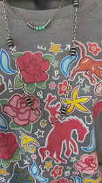 The Day Off Western Floral Sweatshirt