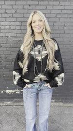 **RESTOCK**  The Fall Aztec Santaquin Sweater