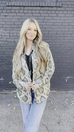 The Aztec Mirage Sequin Top