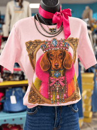 Shop Envi Me It's T-shirt Kinda Day Queen of The Dog Park Weinie Dog Tee