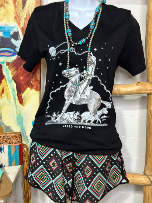 Shop Envi Me It's T-shirt Kinda Day **ReStOcK** The Lasso The Moon & Stars V Neck Tee