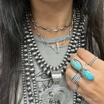 Shop Envi Me Necklaces **ReSToCk** The Must Have Sterling Silver Turquoise 1" Letter Necklace