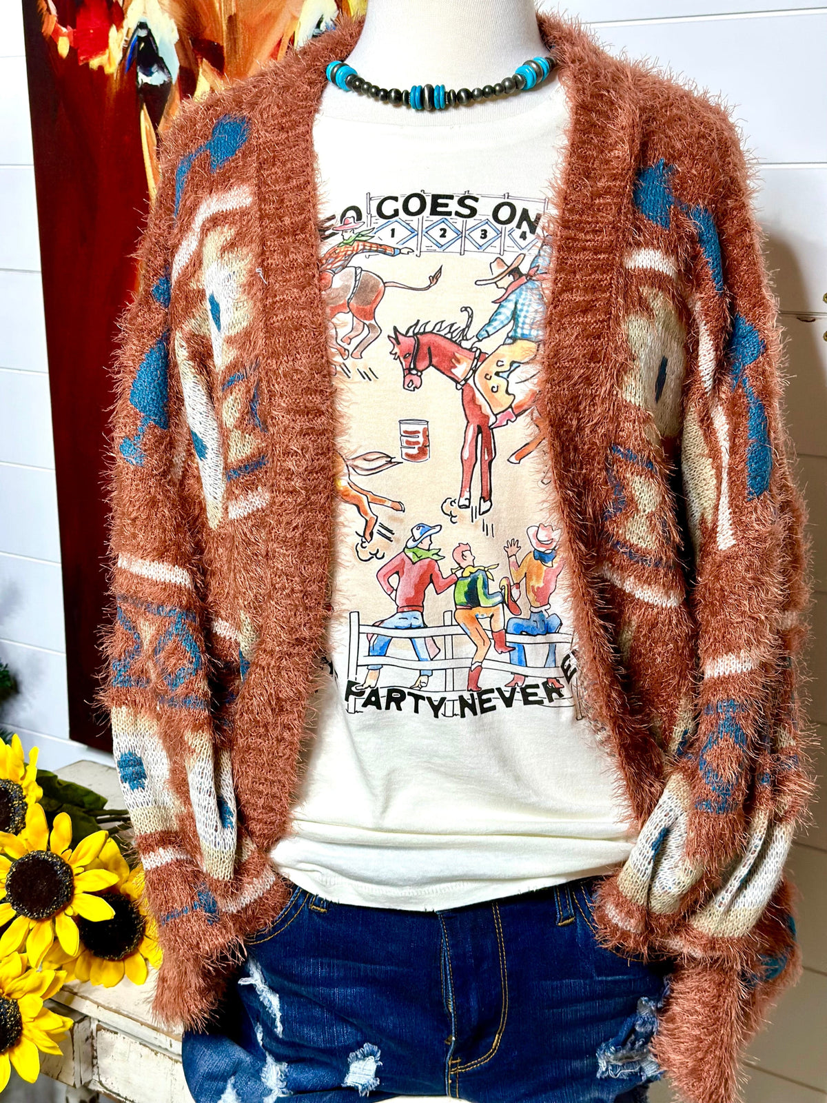 Shop Envi Me Tops and Tunics **ReStOck** The Rodeo Party Tee