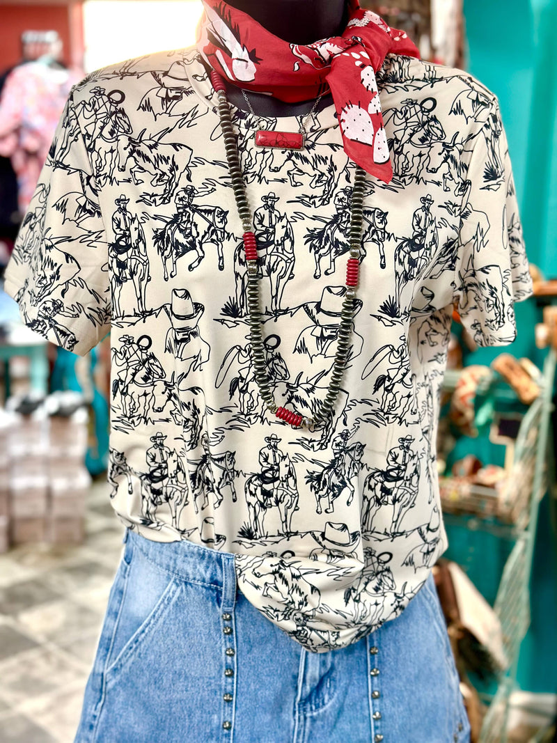 Shop Envi Me Tops and Tunics **ReStoCk** The Santa Oso Cowboy Top