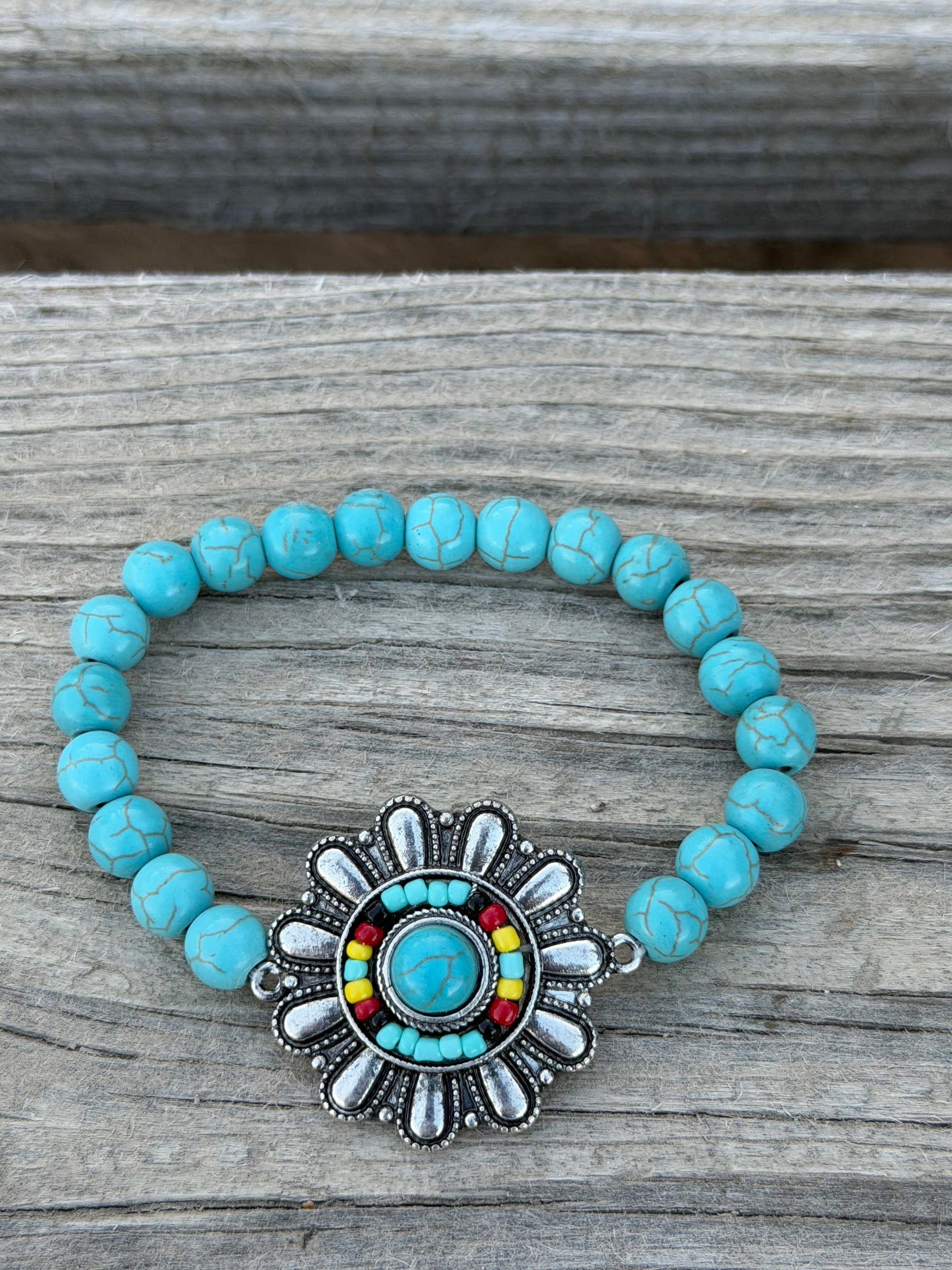 Shop Envi Me Bracelets Sabina’s Turquoise Concho Bracelet