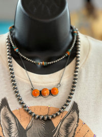 Shop Envi Me Necklaces 16” South Of Cortez NA Made Sterling Silver & Spiney Bar Necklace