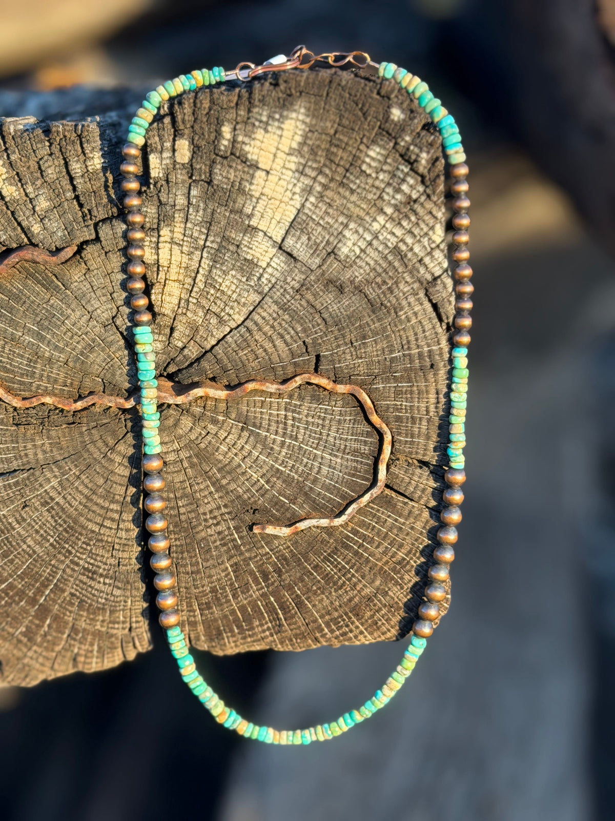 Shop Envi Me Jewelry South Prasada Copper & Turquoise Southwest Necklace