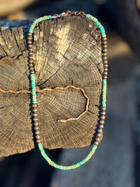 Shop Envi Me Jewelry South Prasada Copper & Turquoise Southwest Necklace