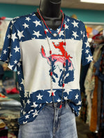 Shop Envi Me Tops and Tunics The 4th of 🇺🇸 Fireworks V Neck Top