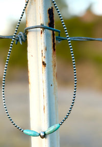 Shop Envi Me Necklaces Sterling The Alamo Sterling Silver Pearl & Turquoise Necklace
