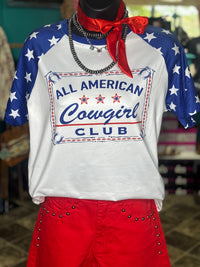 Shop Envi Me Tops and Tunics The All American Cowgirl Club Tee