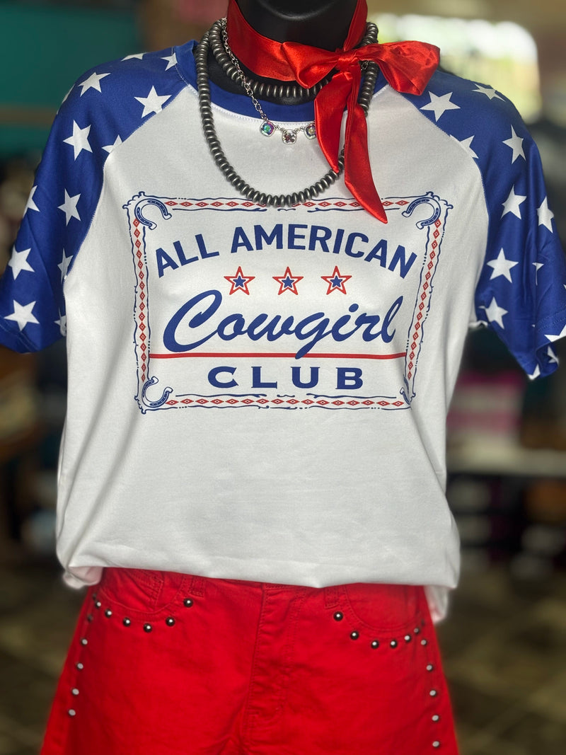 Shop Envi Me Tops and Tunics The All American Cowgirl Club Tee