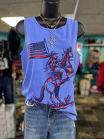 Shop Envi Me It's T-shirt Kinda Day The All 🇺🇸 American Cowgirl Tank