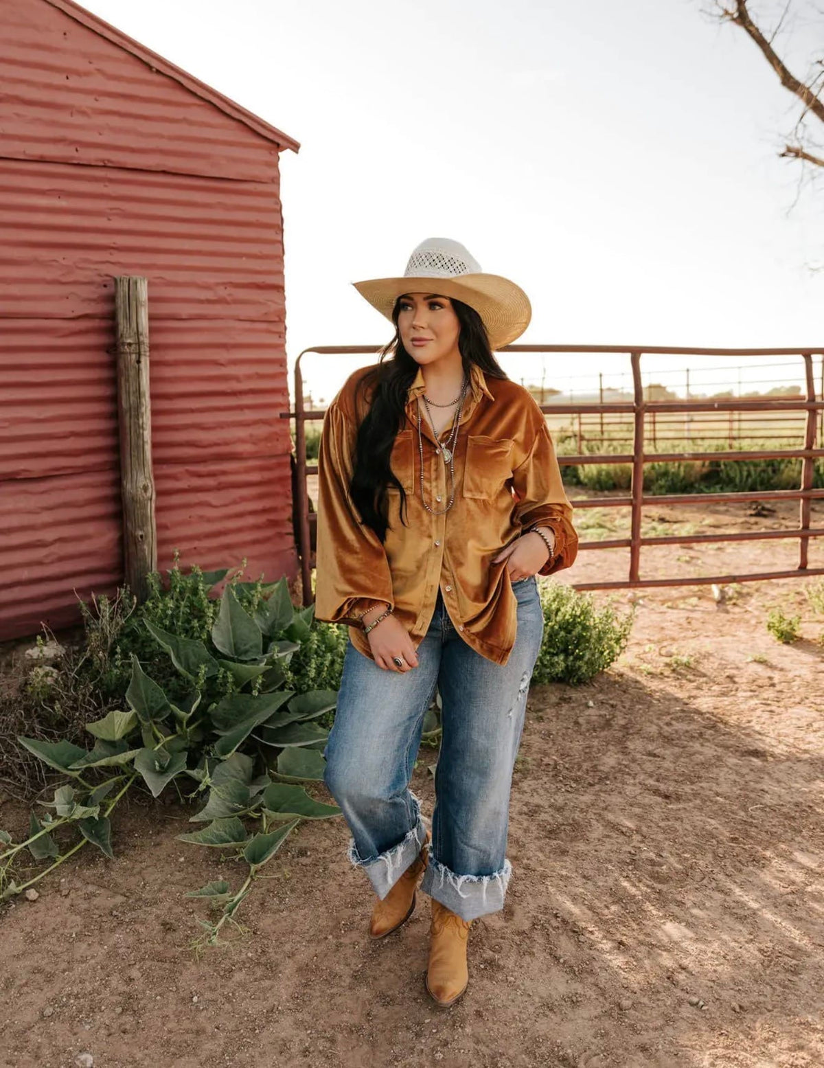 Shop Envi Me Cardigans and Kimonos The Amber Velvet Song Of San Antone Shirt
