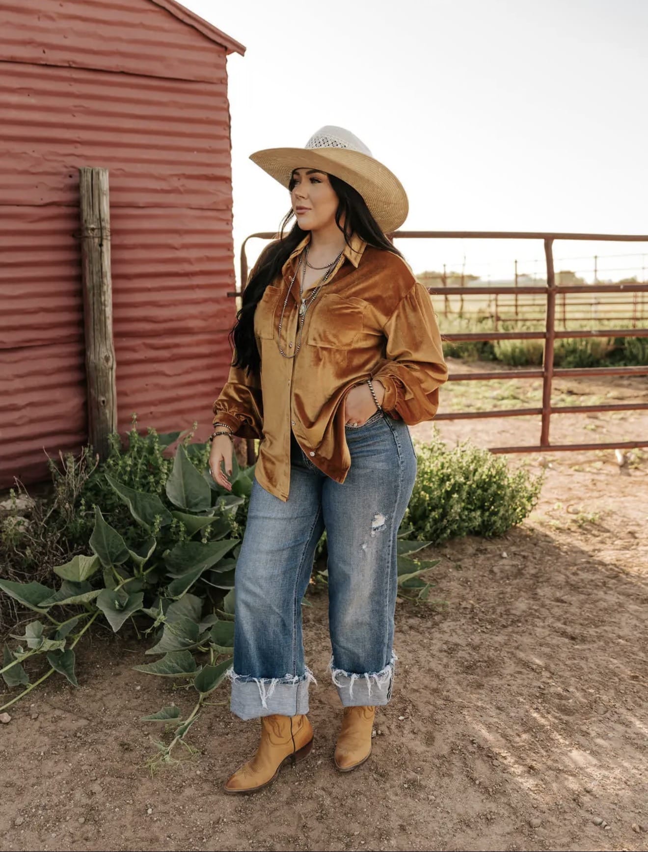 Shop Envi Me Cardigans and Kimonos The Amber Velvet Song Of San Antone Shirt