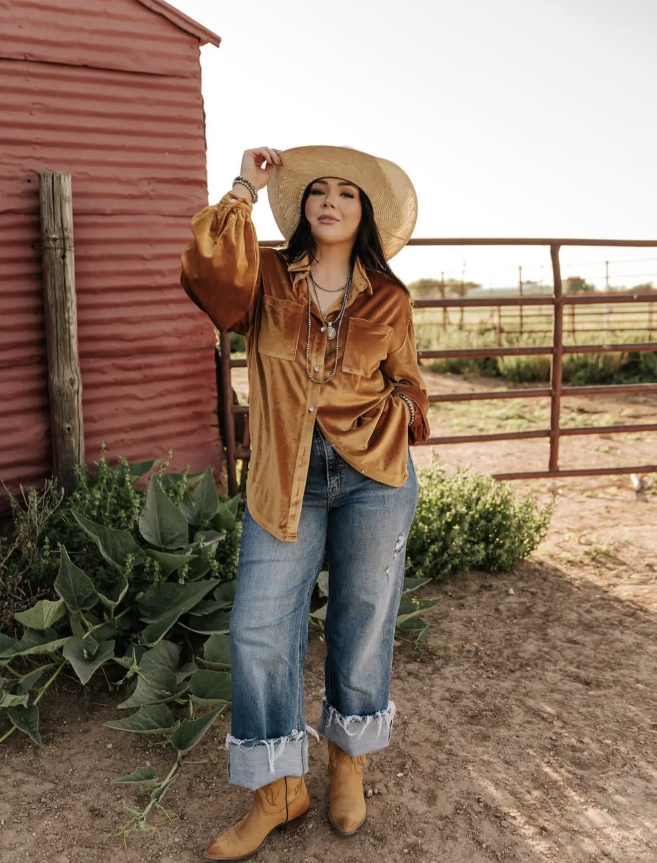 Shop Envi Me Cardigans and Kimonos The Amber Velvet Song Of San Antone Shirt