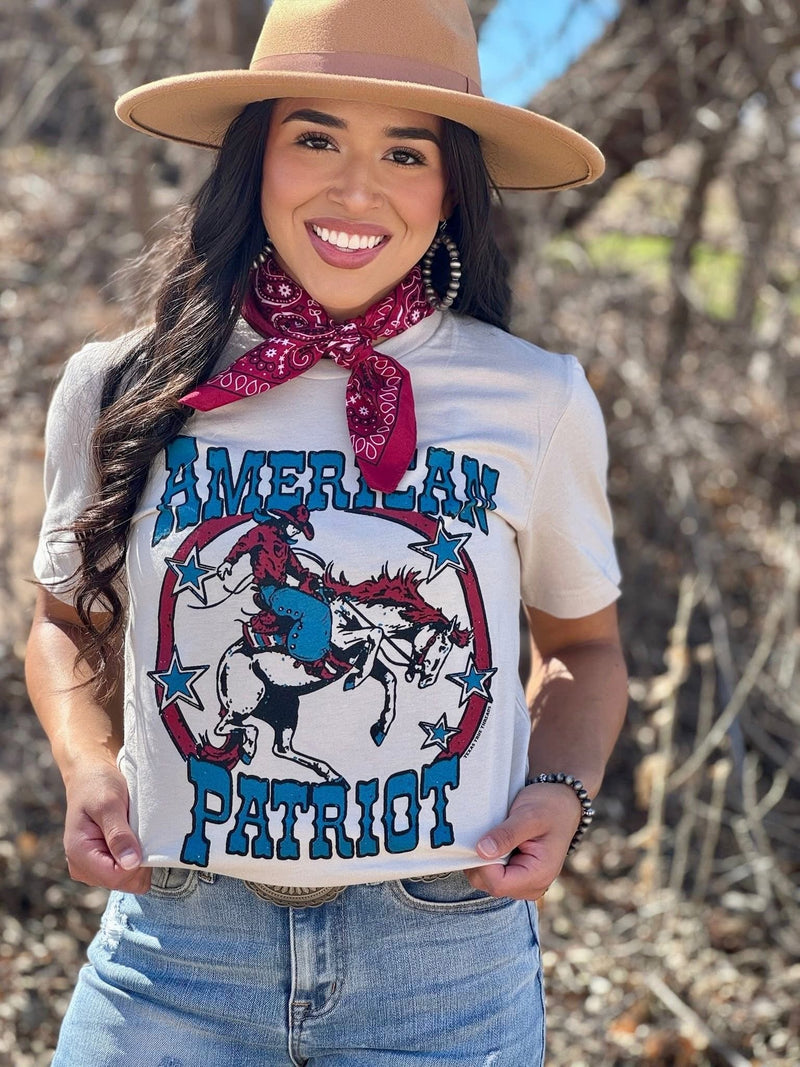 Envi Me Tops The American Patriot V Neck Tee