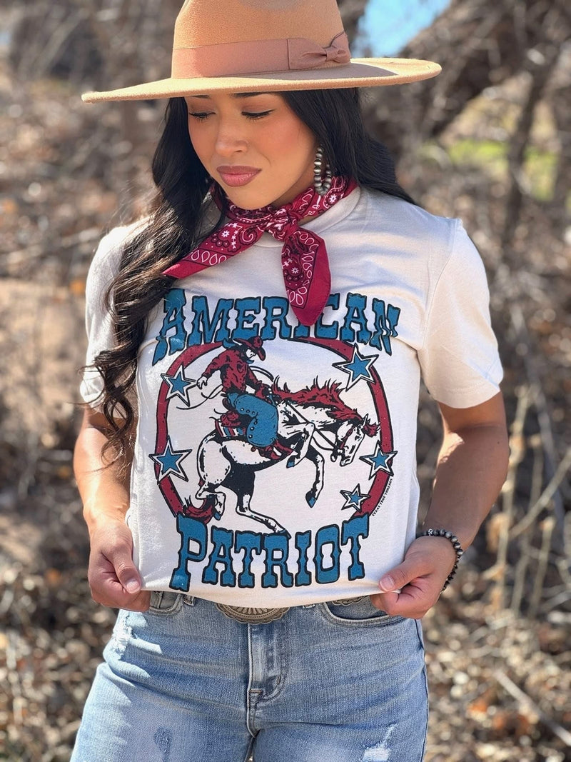 Envi Me Tops The American Patriot V Neck Tee