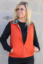 Shop Envi Me Outerwear The Arizona Aztec Sunset Vest